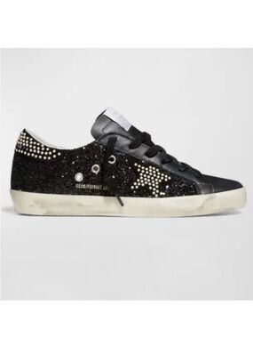 Golden Goose Private Edition Superstar Pearly Glitter Low Top Sneakers 39